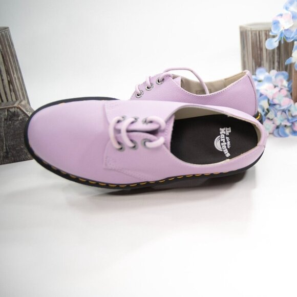 Dr. Martens Quad II Lilac Leather Lace Up Loafer Oxford Shoes 9 NIB - Picture 5 of 8